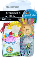 Vorschau - Mal- und Bastelvorlagen - Schneiden und Kleben: Materialpaket zum Üben - Deckblatt
