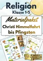 Vorschau - Mal- und Bastelvorlagen - Christi Himmelfahrt bis Pfingsten | Materialpaket | Interaktive Hörspuren, Comics, Audio uvm. | Grundschule | Förderschule | Sekundarstufe I | Klasse 1-5 - Deckblatt