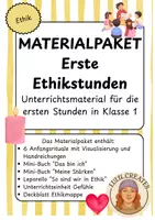 Vorschau - Arbeitsblätter - Erste Ethikstunden - Materialpaket für Klasse 1 - Deckblatt