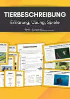 Vorschau - Arbeitsblätter - Sparpaket Tierbeschreibung - Deckblatt