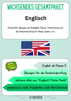 Vorschau - Stundenentwürfe - Wachsendes Gesamtpaket Englisch ab Klasse 5 - Deckblatt