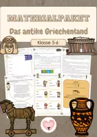 Vorschau - Arbeitsblätter - Griechenland - Deckblatt