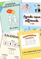 anteprima - Materiale di supporto/inclusione - Pacchetto strumenti CAA: agenda, calendario, comunicatore e routine - Pagina di copertina