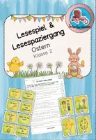 Vorschau - Arbeitsblätter - Bundle_Lesespaziergang & Lesespiel_Ostern - Deckblatt