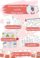 Vorschau - Arbeitsblätter - Buchstabeneinführung Qu - Materialpaket - Deckblatt