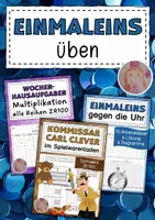 Vorschau - Arbeitsblätter - Einmaleins - Deckblatt