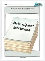 Vorschau - Arbeitsblätter - Paket: Lineare Erörterung – Abschlussprüfung Deutsch 2027 RS BW - Deckblatt