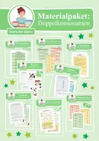Vorschau - Arbeitsblätter - Wachsendes Materialpaket: Wörter mit Doppelkonsonanten (doppelter Mitlaut) - Deckblatt