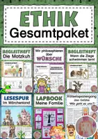 Vorschau - Mal- und Bastelvorlagen - Ethik in der Grundschule - Deckblatt