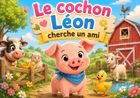 Aperçu - Préparation de séance / Séance complète - Bundle Kamishibai – Les animaux de la ferme - Page de couverture