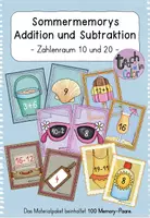 Vorschau - Stationenlernen - Materialpaket - Sommer - Additions- und Subtraktionsmemorys - ZR bis 20 - Deckblatt