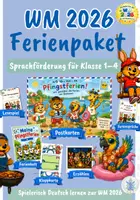 Vorschau - Stundenentwürfe - Ferien Materialpaket für die Grundschule – Lesen, Schreiben, Basteln & Erzählen mit den Maskottchen | Klasse 1–4 - Deckblatt