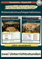 Vorschau - Stundenentwürfe - Kolonialismus Imperialismus | Materialpaket - Deckblatt