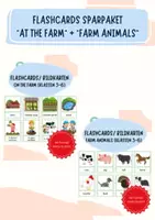 Vorschau - Bildkarten - Farm animals + On the farm – 38 Flashcards (In the countryside) - Deckblatt