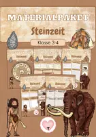 Vorschau - Arbeitsblätter - Steinzeit - Deckblatt
