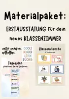 Vorschau - Fördermaterial/Inklusion - Materialpaket: ERSTAUSSTATUNG für dein neues KLASSENZIMMER - Deckblatt