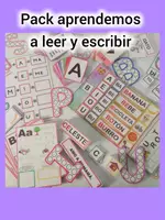 Vista previa - Unidades / Secuencias / Situaciones de Aprendizaje - Pack aprendemos a leer y escribir - Portada