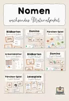 Vorschau - Arbeitsblätter - Materialpaket | Nomen - Deckblatt