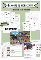 Vorschau - Unterrichtsreihen - La Coupe du monde 2026 / WM 2026 - Vocabulaire, Grammaire, Écrire, Parler - Deckblatt