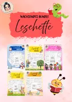 Vorschau - Stationenlernen - Wachsendes Materialpaket Lesehefte - Deckblatt