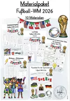 Vorschau - Arbeitsblätter - Materialpaket - Fußball WM 2026 - Weltmeisterschaft - Deckblatt