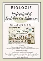 Vorschau - Arbeitsblätter - Materialpaket Evolution der Lebewesen – Arbeitsblätter zur Entwicklung des Lebens - Deckblatt