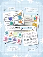 Vista previa - Unidades / Secuencias / Situaciones de Aprendizaje - 👑📐 MEGA PACK GEOMETRÍA COMPLETO (DUA, manipulativo y gamificado) - Portada