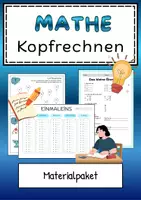 Vorschau - Stationenlernen - Materialpaket: Kopfrechnen - Deckblatt