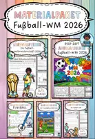 Vorschau - Mal- und Bastelvorlagen - Fußball WM 2026 - Deckblatt
