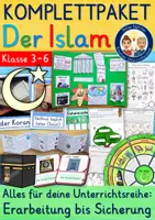Vorschau - Stundenentwürfe - Islam Klasse 3 bis 6 KOMPLETTPAKET Weltreligionen Religion Ethik - Deckblatt