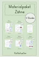 Vorschau - Stundenentwürfe - Materialpaket zum Thema Zähne - Deckblatt