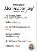 Vorschau - Stundenentwürfe - Über kurz oder lang: Materialpaket | HSAP 2027 - Deckblatt