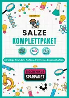Vorschau - Stundenentwürfe - Salze - Aufbau, Verhältnisformeln & Eigenschaften│Komplettpaket Chemie Sek I - Deckblatt