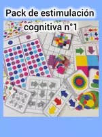Vista previa - Manualidades / Dibujos para colorear - Pack de estimulación cognitiva n° 1 - Portada