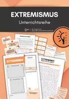 Vorschau - Spiele - Sparpaket: Extremismus – Gefahren der Demokratie - Unterrichtsreihe (Einstieg, Erarbeitung, Spiel, Simulation, Reflexion) - Deckblatt