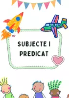 Vista previa - Juegos / Gamificación - SUBJECTE I PREDICAT - Portada