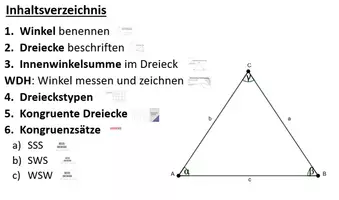 Vorschau - Unterrichtsreihen - Materialpaket - Ähnlichkeit und Kongruenzsätze - Deckblatt