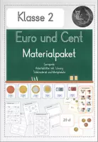 Vorschau - Unterrichtsreihen - Geld Klasse 2: Materialpaket - Deckblatt