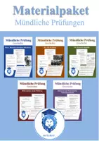 Vorschau - Test - Materialpaket: Mündliche Prüfungen (Geschichte) - Deckblatt