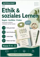 Vorschau - Stundenentwürfe - Ethik und soziales Lernen Klasse 5/6: Regeln, Konflikte, Frieden und Perspektivwechsel - Deckblatt