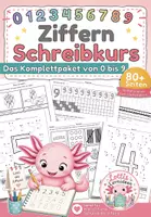 Vorschau - Arbeitsblätter - Ziffernschreibkurs Ziffern schreiben lernen – Das große Komplettpaket 0–9 | Arbeitsblätter Mathematik Klasse 1 - Deckblatt