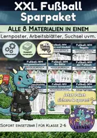 Vorschau - Mal- und Bastelvorlagen - Fußball WM 2026 Materialpaket: Lernposter und Arbeitsblätter - fächerübergreifend - Deckblatt