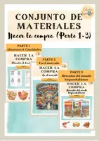Vorschau - Arbeitsblätter - Materialpaket "Hacer la compra - Einkaufen" - Deckblatt