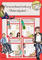 Vorschau - Stundenentwürfe - Personenbeschreibung Klasse 3 Klasse 4 - Deckblatt