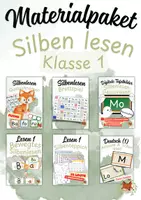 Vorschau - Arbeitsblätter - Materialpaket Silben lesen Klasse 1 - Deckblatt