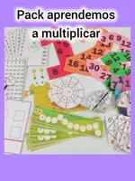 Vista previa - Manualidades / Dibujos para colorear - Pack aprendemos a multiplicar - Portada