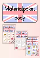 Vorschau - Arbeitsblätter - Body Parts Englisch Materialpaket für die Grundschule - Deckblatt