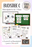 Vorschau - Arbeitsblätter - Buchstaben C c - Materialpaket für die 1. Klasse - Deckblatt