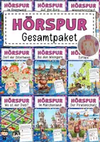 Vorschau - Arbeitsblätter - Hörspurgeschichten für die Grundschule - Deckblatt