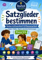 Vorschau - Stundenentwürfe - Materialpaket: Satzglieder - Deckblatt